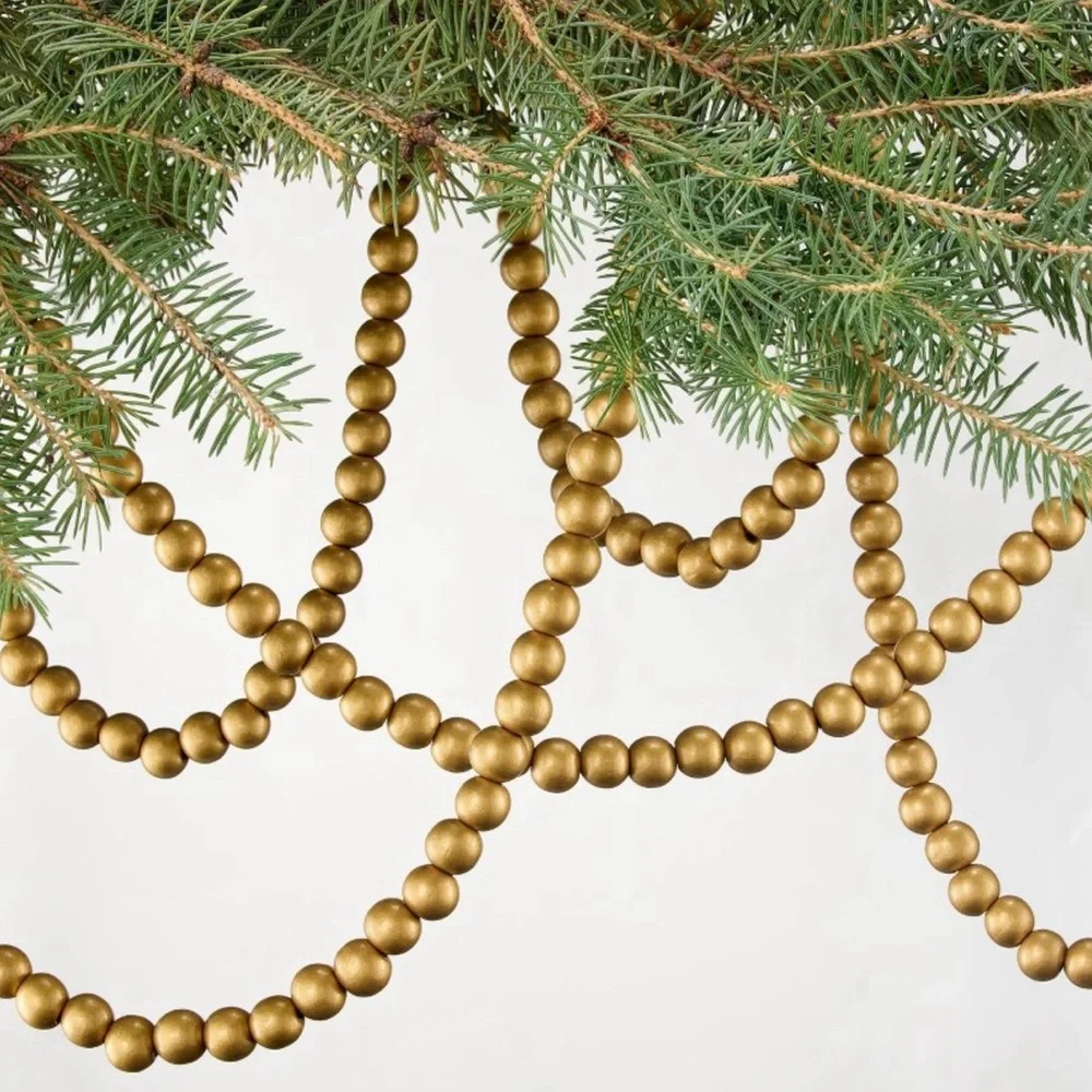 12' Brass Bead Garland - Hearth & Hand™ with Magnolia